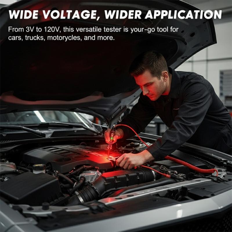 Workshop Tools Uses - 3V 120V 전압 테스터 펜 디지털