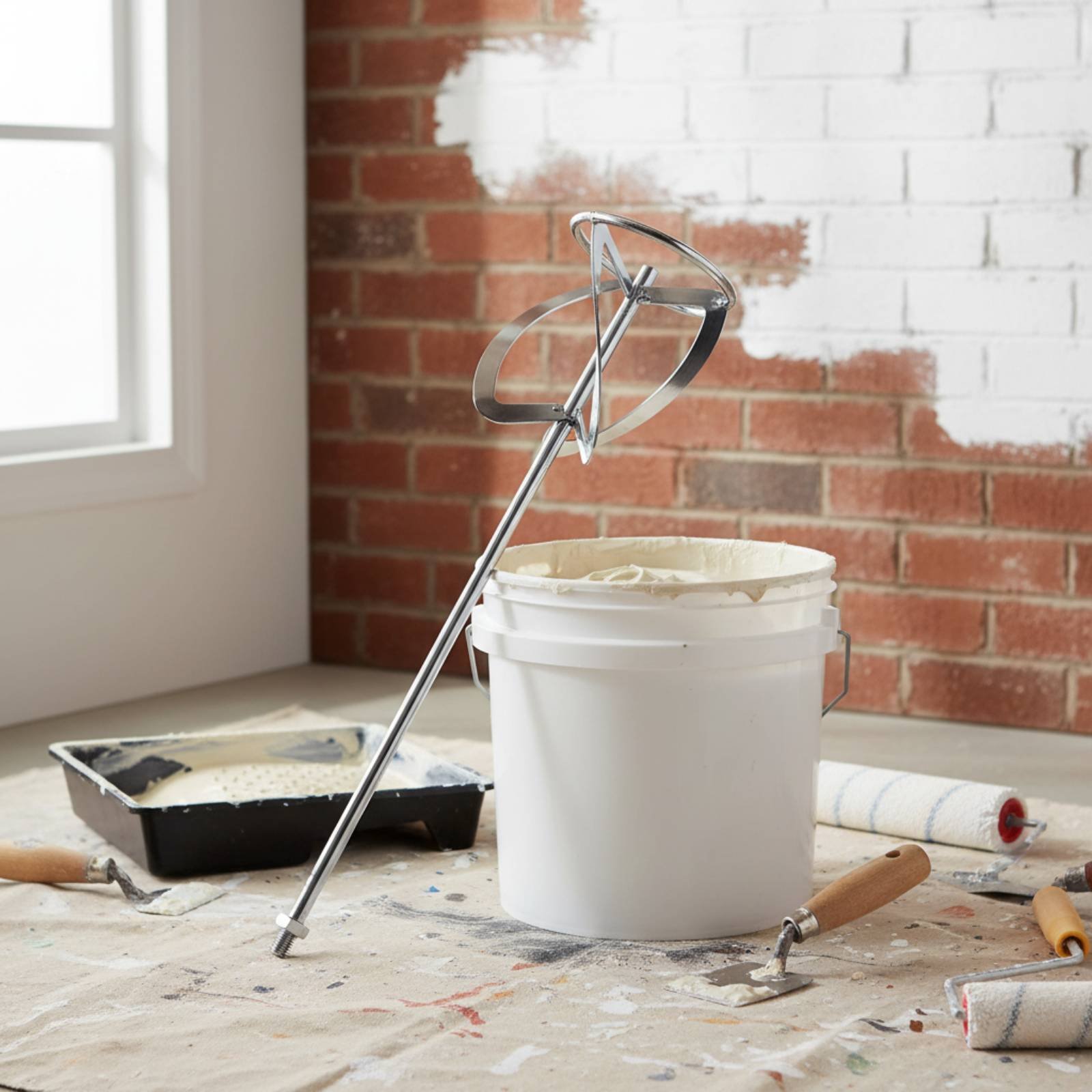 Workshop Tools Uses - 시멘트 블렌더 패들 견고한 드릴 블렌더