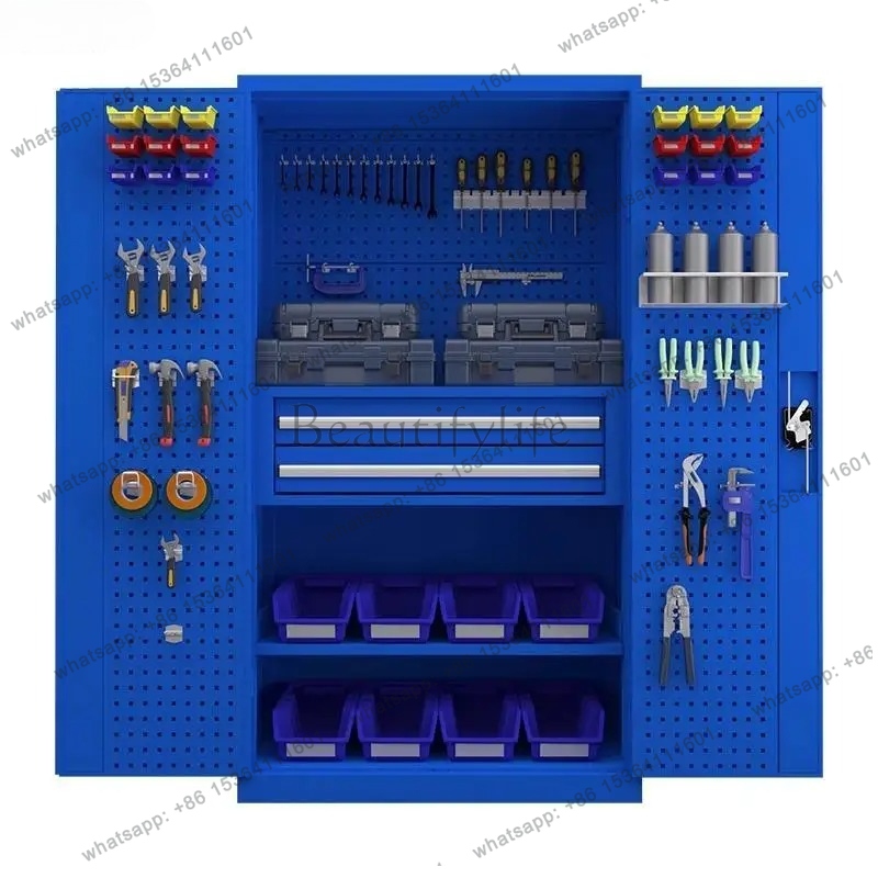 Workshop Tools And Safety - 공구 캐비닛 작업장 하드웨어 공구함 이중문