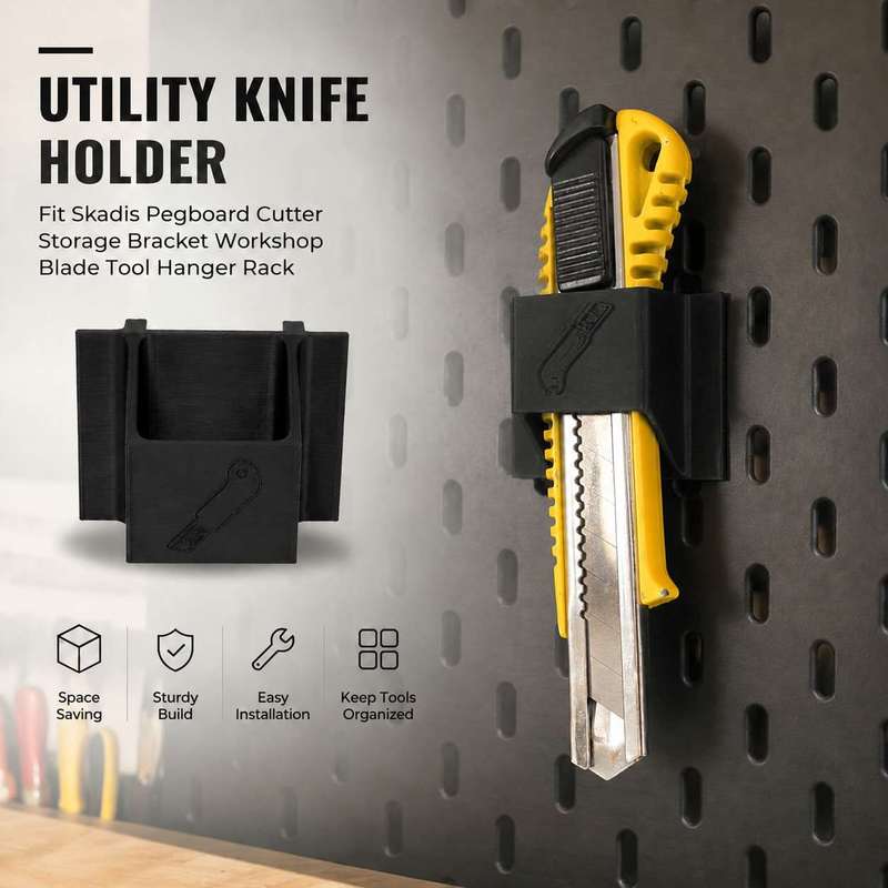 Workshop Tools Knife - 페그보드 커터 마운트 호환 스카디스 보드