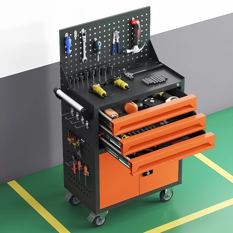 Workshop Tools Cabinet - 자동차 수리 공구 카트, 서랍, 하드웨어