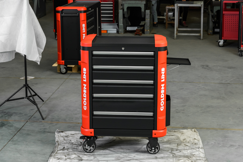 5단 서랍형 검정색 및 빨간색 금속 공구 캐비닛 트롤리 - Workshop Tools Cabinet 리뷰 및 가격