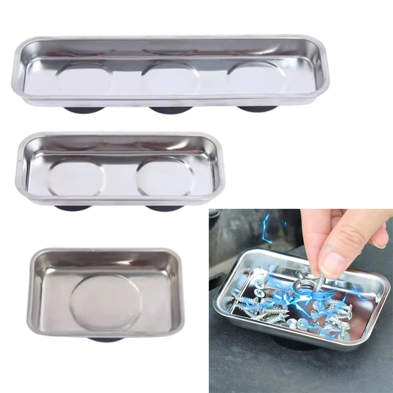 사각형 자석 그릇 내구성 있는 자석 스테인리스 스틸 부 - Magnetic Parts Tray 리뷰 및 가격