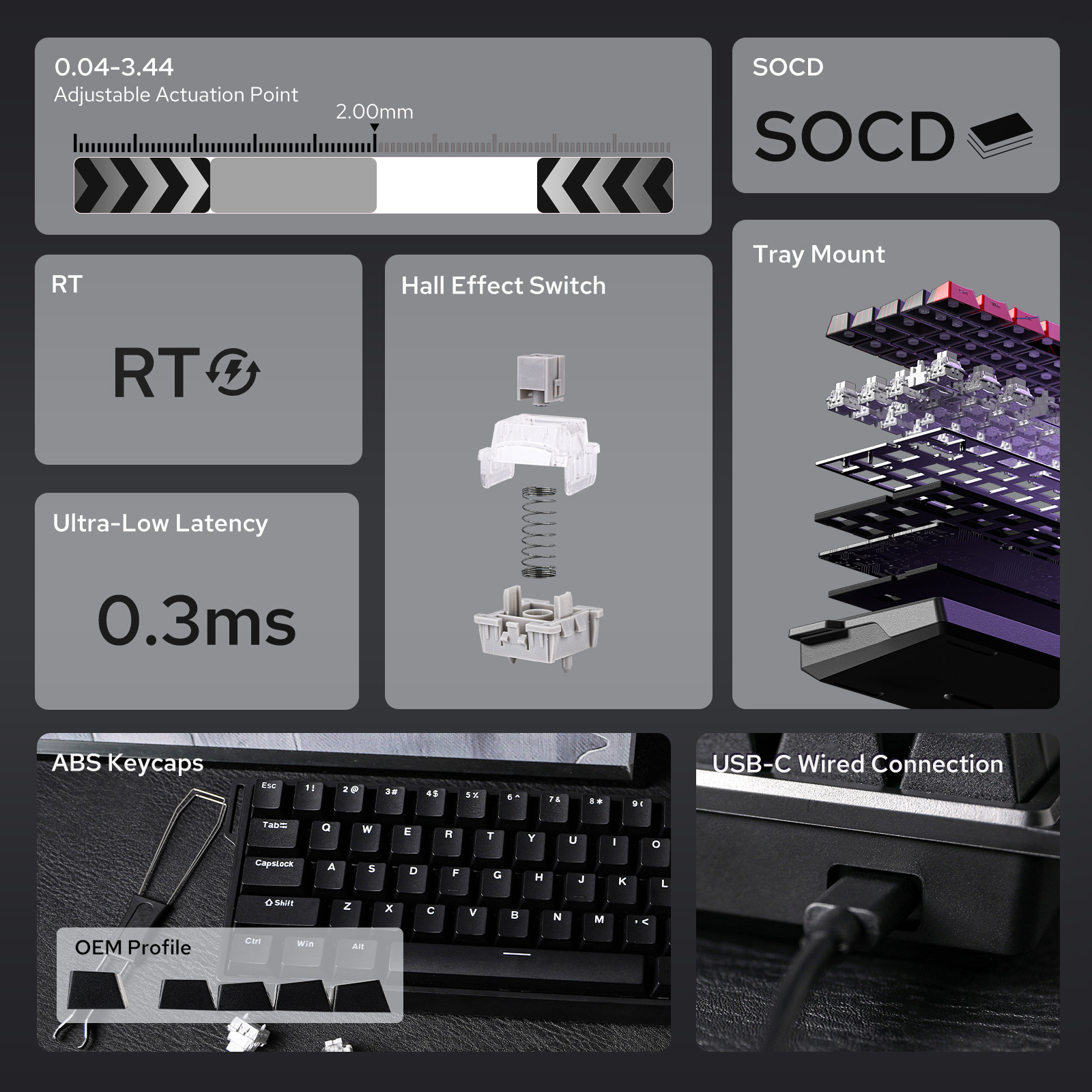 커스텀 AULA WIN60 HE WIN60 HE MAX - Magnetic Parts Tray 리뷰 및 가격