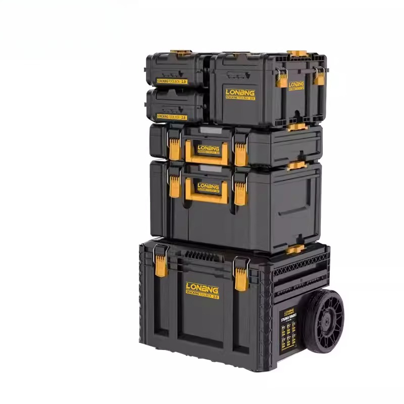 공구함 적층형 헤비듀티 잠금장치가 있는 금속 공구함 휴 - Workshop Garage Tools Manufacturer 리뷰 및 가격
