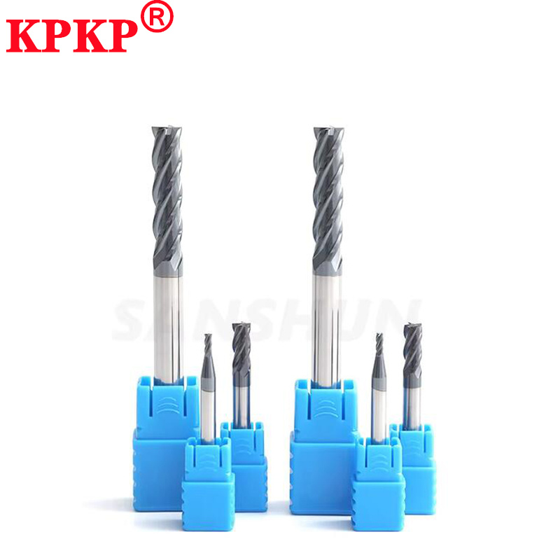 HRC50 텅스텐 강철 엔드 밀 4 플루트 플랫 바닥  - Workshop Tools Knife 리뷰 및 가격