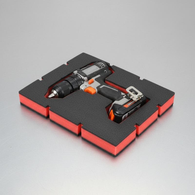 1Pcs 레드 블랙 충격 방지 폼 인서트 도구 정리함  - Tools Workshop 리뷰 및 가격